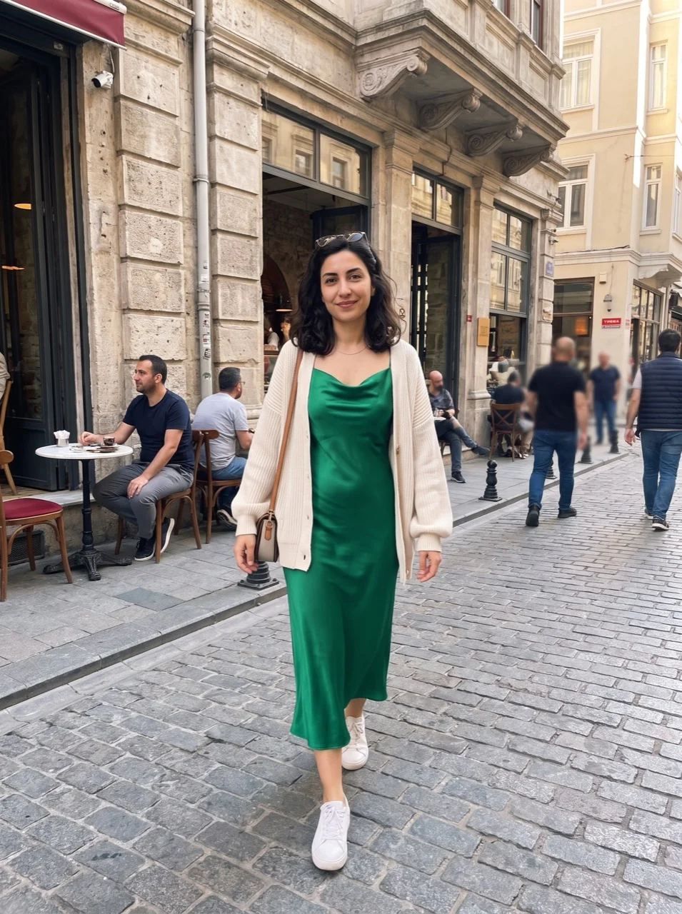 Sokak sahnesi: Karaköy'de gündüz